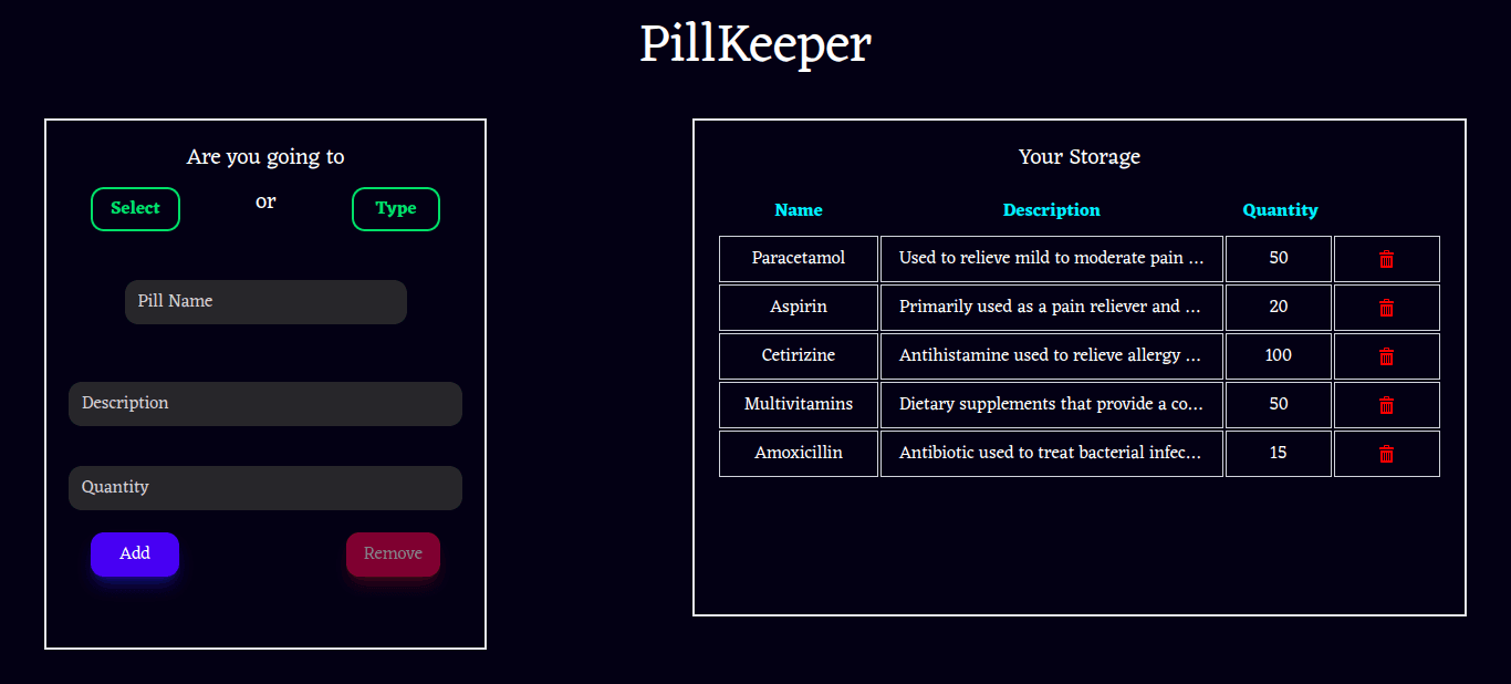 Pill Keeper